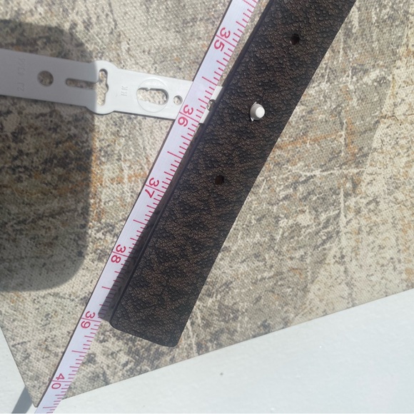 Michael Kors Brown and Black Belt Bag with Monogram Print - Picture 9 of 9